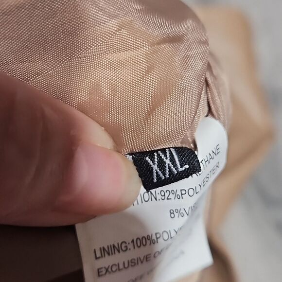 NWT Bellivera Camel Embroidered Zip Front Mini Skirt - Picture 6 of 7